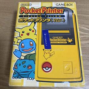 ポケットプリンタ　ピカチュウイエロー　ゲームボーイ 任天堂 ピカチュウ ポケットモンスター　ポケモン　game boy nintendo