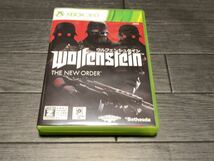★【即決】中古 Xbox360 レア国内版 ウルフェンシュタイン ザ・ニューオーダー Wolfenstein the new order ★送料無料_画像1