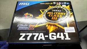 MSI Z77A-G41 LGA1155 Ｚ77 ATX　マザーボード　パソコン部品