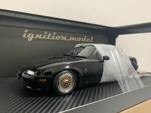 イグニッションモデル 1/18 ユーノスロードスター Eunos Roadster (NA) Sリミテッド Black ブラック IG3197 ignition model