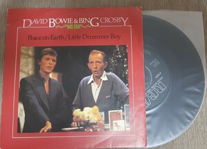 【クリスマス特価 】 DAVID BOWIE & BING CROSBY PEACE ON EARTH / LITTLE DRUMMER BOY 7INCH デヴィッド・ボウイ & ビング・クロスビー