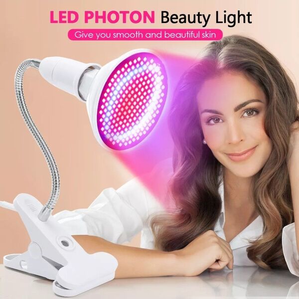 LEDライト 美顔器 赤色 青色 アンチエイジング 育毛 発毛 ニキビ シミ対策