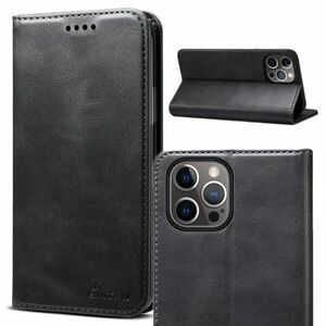 [Новая розетка] Магнитный тип ноутбука Тип iPhone 13 Mini 5.4 Case No Black Belt Simple Card Storage iPhone13mini Корпус
