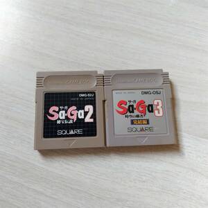 ◯即決　GB　サ・ガ2 秘宝伝説　サ・ガ3 時空の覇者　　レターパックライトGB30本までGBA30本以上同梱可◯