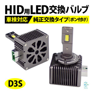 LEDヘッドライト HIDをLED化 VW ワーゲン ゴルフ7 ポロ パサート シャラン ゴルフトゥーラン 等 D3S バルブ 11600LM キャンセラー内蔵