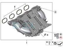 BMW E90 E91 E92 E93 F30 F31 F34 F80 F06 F12 F13 エアインテーク プレッシャーセンサー 320i 328i 335i M3 640i 650i M6 13627599042_画像3