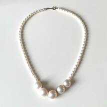 TASAKI 極上オーロラ マベパール ネックレス k18 真珠 Pearl 約12〜14mm 19.2g タサキ 田崎真珠_画像1