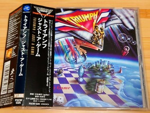 【国内盤 廃盤 帯付】トライアンフ/TRIUMPH◆ジャスト・ア・ゲーム/JUST A GAME◆'79年作品/3rd◆カナダ産HR