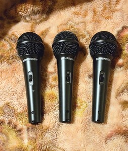 BEHRINGER XM1800S dynamic mic/ベリンガーダイナミックマイク３本中古美品