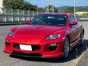 ☆売り切り出品☆車検約1年半付☆19年式 マツダ rx8 6速MT 走行86200キロ エアロ　GReddyマフラー　リアウイング　BOSE スピーカー