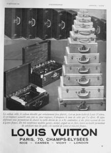 稀少！1931年ルイ・ヴィトン広告/Louis Vuitton/鞄/トランク/ファッション/ブランド/アールデコ/フレンチ/Z