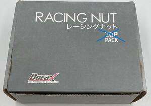 【中古】RACINGNUT レーシングナット　4Ｐのみ　Durax 車用品　ナット　ホイールナット　738