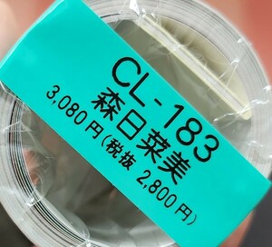 森日菜美　2024年　サイン入りカレンダー　直筆サイン入り　カレンダー　レア　新品未開封　即決　写真付き