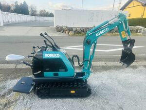 コベルコSS1 KOBELCO (PC01)●ミニユンボ●軽トラ積載可能●使用時間少ない84時間●倍速●新品バッテリー●全国陸送可能●下取り可能