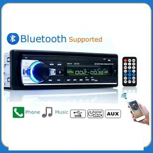カーオーディオ standard 1DIN FMラジオ AUX/USB/SD対応 Bluetooth