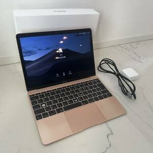 Apple MacBook 12インチ 2017 メモリ 16GB ストレージ 512GB Core i7 1.4GHz ローズゴールド