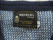 【美品】ヴィンテージ WICKBURY モヘア混 メランジニット カーディガン_画像2