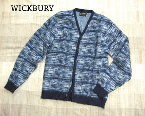 【美品】ヴィンテージ WICKBURY モヘア混 メランジニット カーディガン