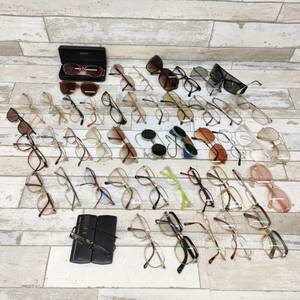 眼鏡 メガネ めがね まとめ 47点 サングラス 老眼鏡 ブランド VERSACE BURBERRY METZLER MARIO VALENTINO HANAE MORI Marc O’Polo Calvin