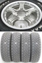 中古タイヤ ホイールセット 175/80R16 91S 16x5.5J +20 5穴 PCD139.7 グリップマックス 夏 ジムニー 送料無料 (沖縄、離島除く) a18967_画像4