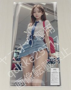 3D韓国 ＪＫ大学生女高中生 電車/プレイマット＆マウスパッド＆ラバーマット高品質