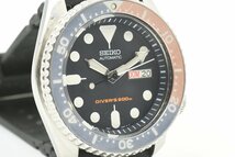 SEIKO セイコー DIVER`S ダイバーズ 7S26-0020 AUTOMATIC 200m ネイビーボーイ ペプシベゼル SKX007 自動巻き スペイン語カレンダー_画像2