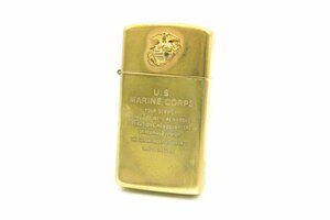 Zippo ジッポー U.S. US MARINE CORPS バッジ付 1932 1990 ダブルイヤー 20781562