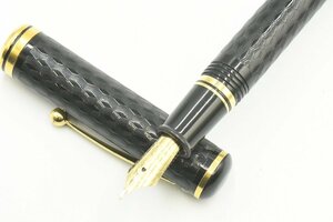 SHEAFFER シェーファー Connaisseur コノソアール herringbone ヘリンボーン 18K-750 万年筆 20783019