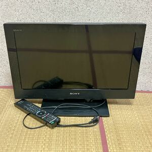 【ジャンク品】SONYソニー BRAVIAブラビア KDL-22CX400 地上・BS・110度CSデジタルハイビジョン液晶テレビ 映像モニター リモコン ブラック