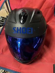 SHOEI ？　マッドブラック　ジャンクヘルメット　表記無し