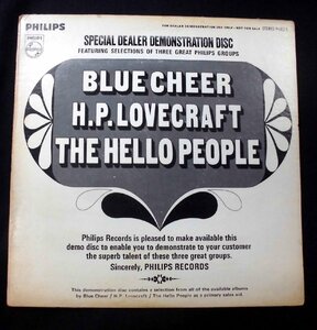 ●US-Philipsオリジナル””Promo Only Sampler LP!!”” Blue Cheer,H.P. Lovecraft,The Hello People / Special Dealer Demonstration