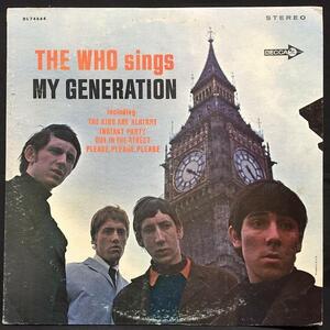THE WHO / SINGS MY GENERATION (US-ORIGINAL)