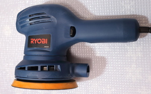 RYOBI リョービ サンダー ポリッシャー RSE-1250 バフ2つ サンドペ一パ一120〜3000付き