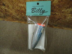 未使用 ビリー●Billy ポッパー 90mm 40g ウッドルアー ハンドメイド 