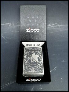 [ZEROnet]Σ未使用　保管品　オイルライター　ZIPPO　新世紀エヴァンゲリオン　NERVマーク　ΣK512-31