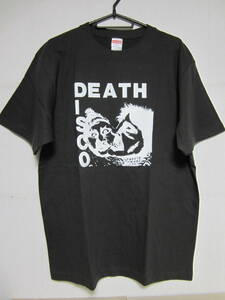 パブリック・イメージ・リミテッド★即決★新品バンドＴシャツ★PIL★DEATH DISCO★スミ(墨）ボディ×ホワイトプリント★S/M/L/XLサイズ