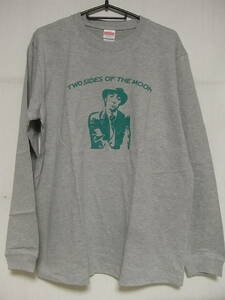 即決★新品長袖バンドＴシャツ★キース・ムーン★KEITH MOON★TWO SIDES OF THE MOON+バックプリントTHE WHO★グレー×グリーン★S/M/L/XL