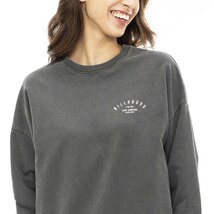 【SALE】 2023秋冬 新品【BILLABONG/ビラボン】ARCH CLEAN LOGO LIGHT SWEAT CREW クルーネックトレーナー BSD レディースL BD014-001_画像3