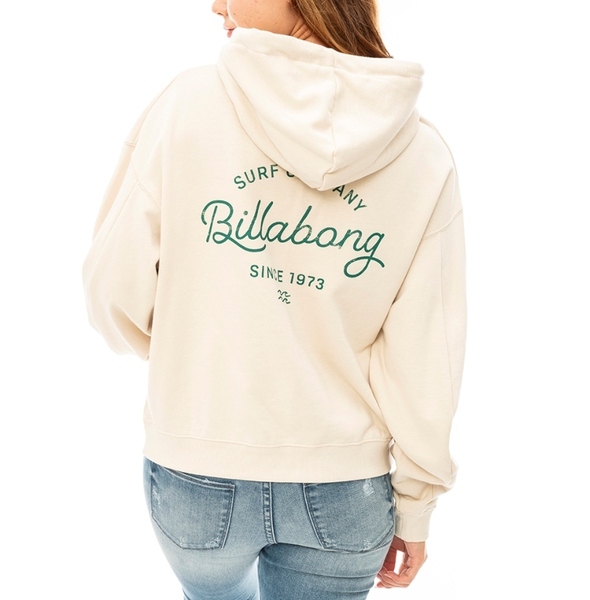 【SALE】 ★送料無料★2023秋冬 新品【BILLABONG/ビラボン】GRUNGE CLEAN SCRIPT LOGO SWEAT PARKA ANW レディースM BD014-012