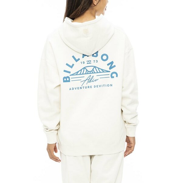 【SALE】 2023秋冬 新品【BILLABONG/ビラボン】【A/Div.】 ADIV LOGO SWEAT PARKA 撥水プルパーカー SCS レディースL BD014-036