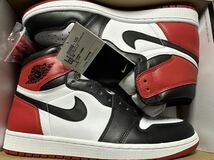 2016 NIKE AIR JORDAN 1 RETRO HIGH OG BLACK TOE US9.5 新品 555088-125_画像1