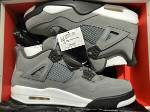 2019 NIKE AIR JORDAN 4 RETRO COOL GREY US10.5 新品 308497-007