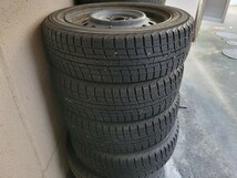 スタッドレス　スタッドレスタイヤ　ダイハツ　スズキ　純正　鉄ホイール　155/65R14　タント　ムーブ　ワゴンR　パレット　スペーシア_画像1