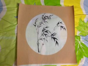 Art hand Auction 未使用 水墨 水彩 自然 植物 风景 竹 ○ 2 件, 艺术品, 绘画, 水墨画