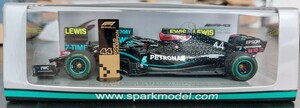 1/43 メルセデスF1 W11 ハミルトン トルコGP ワールドチャンピオン 多数ボード付