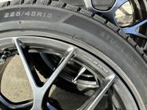 BBS RE-V7 18インチ 8.5J×４ ダイヤモンドブラック　225 45R 18　BMW F30 3シリーズで使用_画像7