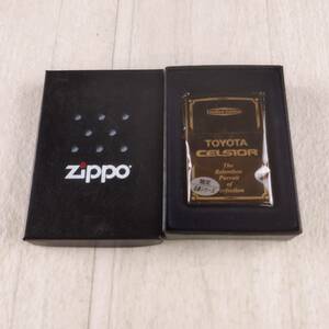 2E3 未使用 ZIPPO ジッポ TOYOTA CELSIOR トヨタ セルシオ 限定品 シリアルナンバー有り No.0698 オイルライター コレクション