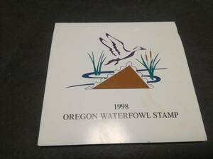 アメリカ、1998 OREGON Waterfowl Stamp #20 未使用 完1冊 カタログ値20$=約3000円