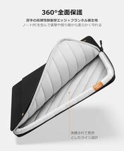 719) tomtoc 360°保護 パソコンケース 16インチ MacBook Pro M3/M2/M1 Pro/Max 2023-2019対応 耐衝撃 スリーブ ノートPCインナーバッグ _画像4