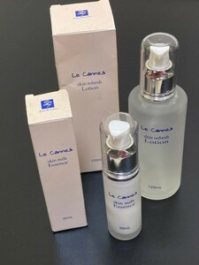 ル カンヌ Le CanneS スキンミルク エッセンス 30ml リフレッシュローション 120ml 化粧水 セット